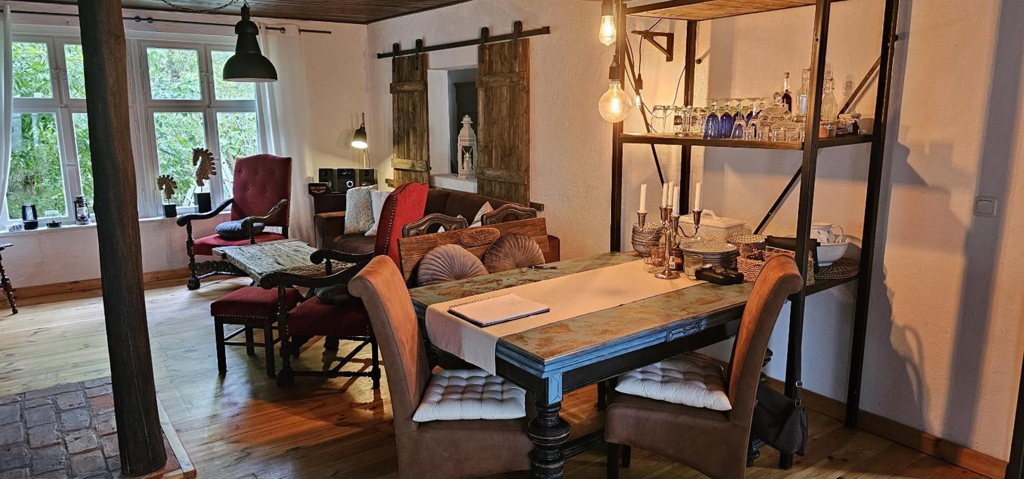 Ferienhaus Am Haff Hintersee エクステリア 写真