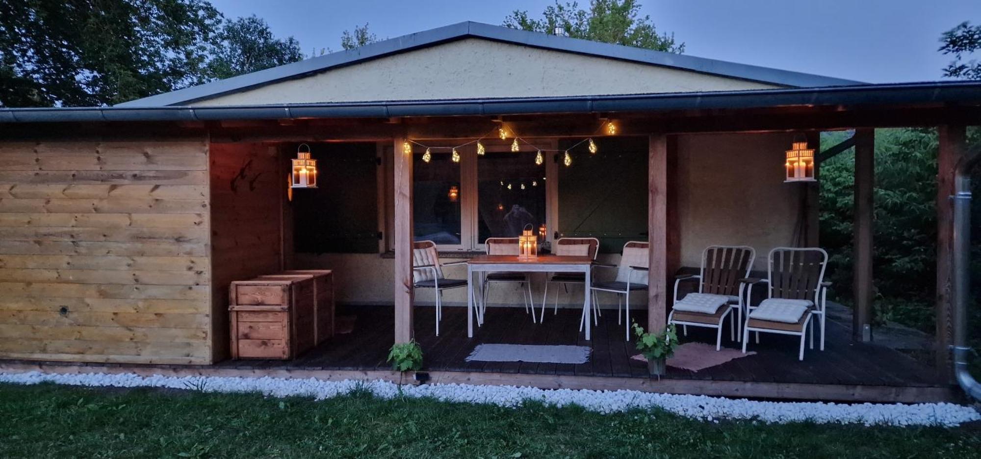 Ferienhaus Am Haff Hintersee エクステリア 写真
