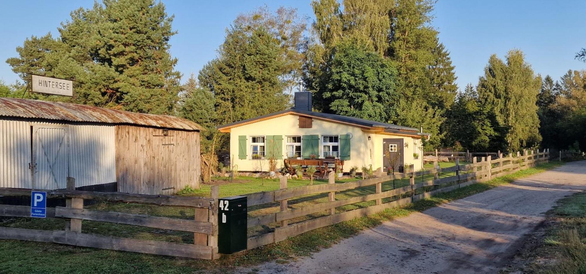 Ferienhaus Am Haff Hintersee エクステリア 写真
